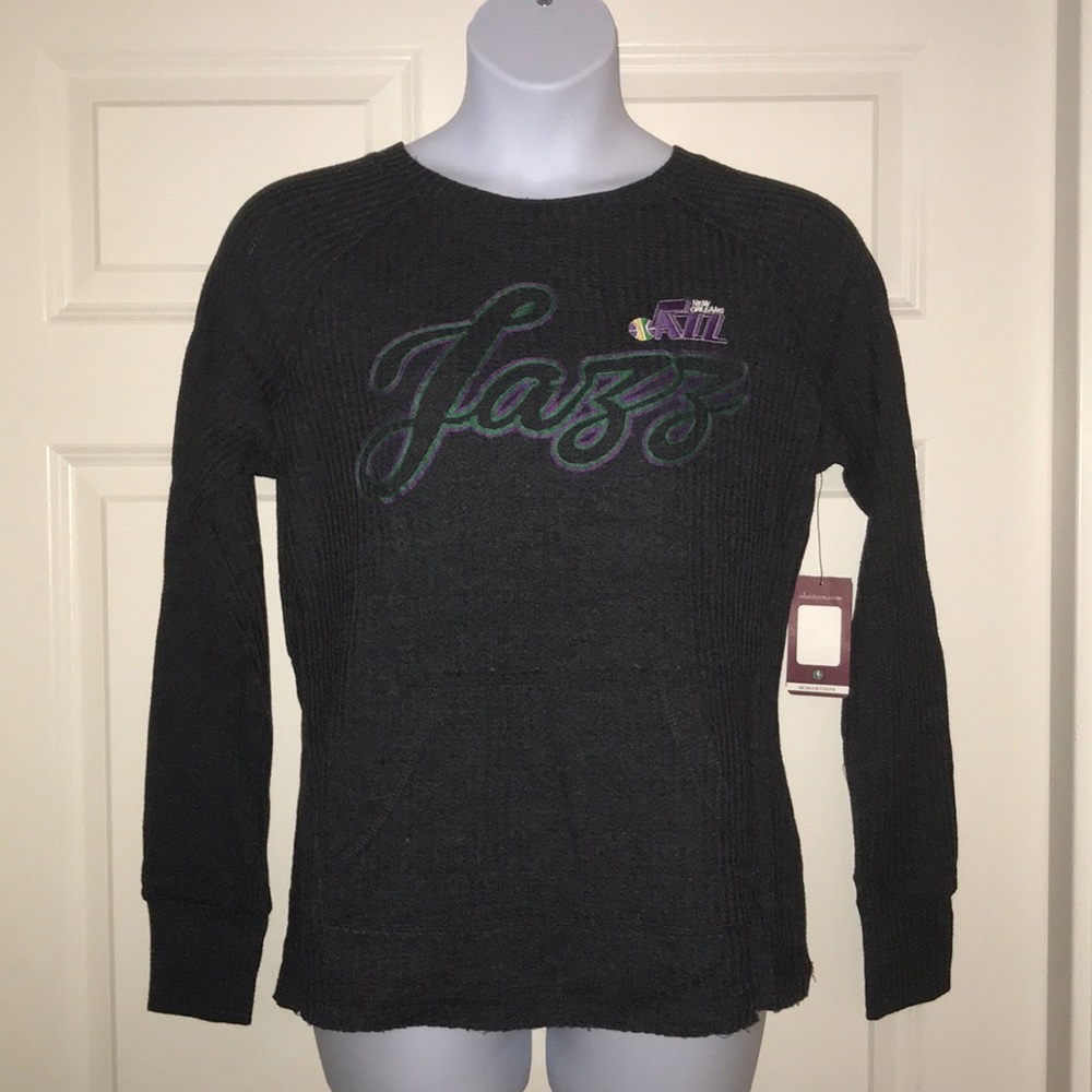 NWT New Orleans Jazz Waffle Print Top!
